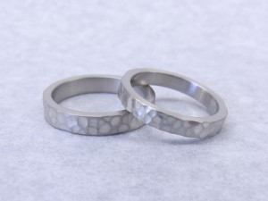 結婚指輪の手作り教室作品