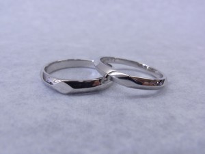 結婚指輪のアレンジオーダー　ckr−163+164