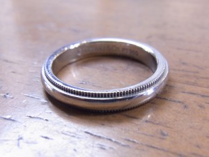 ティファニー　指輪　サイズ直し　150130