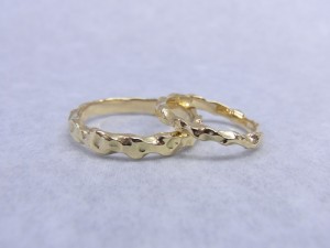 結婚指輪にアレンジオーダー　150122