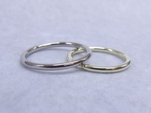 結婚指輪としても使えるペアリング　150316