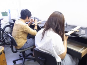 滋賀県よりご来店。ペアリング　手作り体験　150829