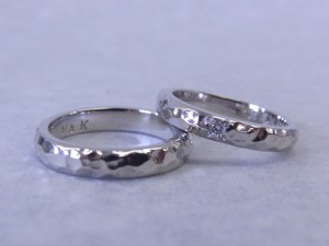手作り結婚指輪　160930