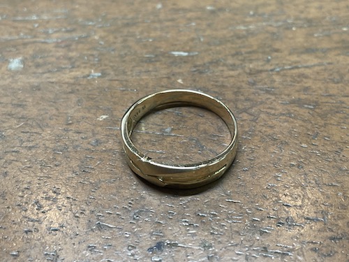 14金 ゴールドリング 結婚指輪 サイズ直し 220621
