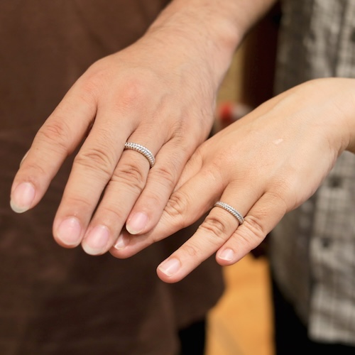 シルバーペアリング 結婚指輪250906