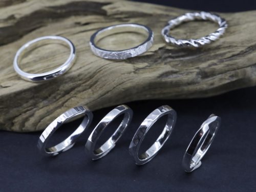 シルバーアクセサリー手作り体験サンプル