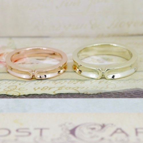 シルバーペアリング ルビー&ロンドンブルートパーズリング260119