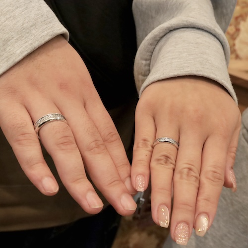 シルバーメルト模様リング260131