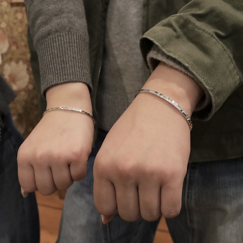 シルバーペアバングル260216