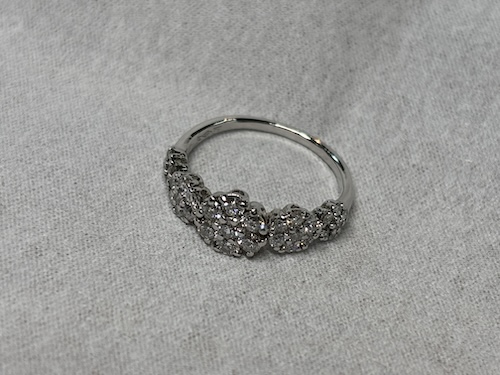 プラチナの指輪の変形修理260331