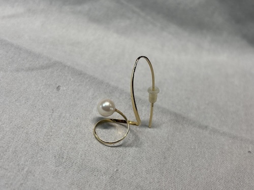 k18パールピアス修理後260413