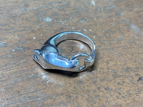 エルメスの指輪のサイズ直し前260416