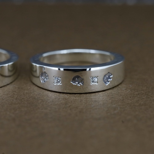 結婚30周年記念、ウォンバット刻印のリング260516