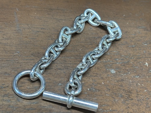 エルメスブレスレットクリーニング前260713